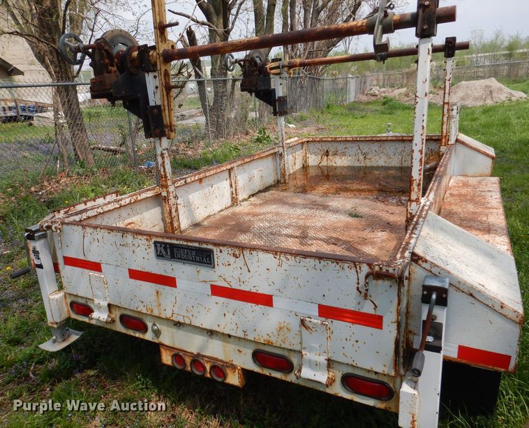 image for item JH9875 1999 Kiefer  reel trailer