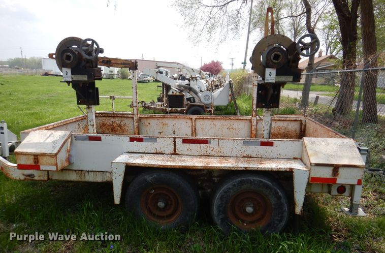 image for item JH9875 1999 Kiefer  reel trailer