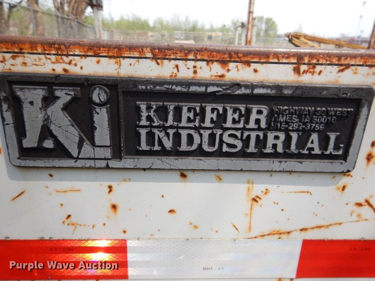 image for item JH9875 1999 Kiefer  reel trailer