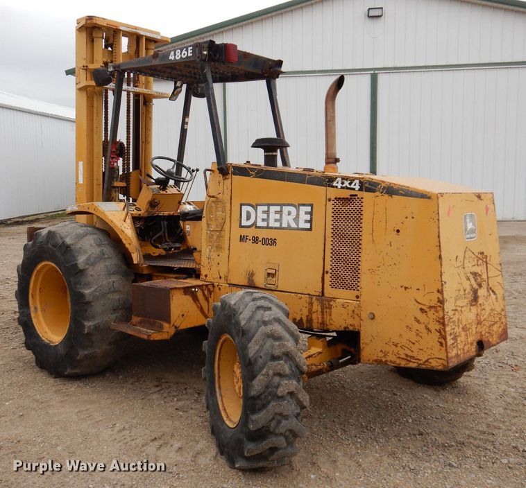 image for item JH9878 1997 John Deere 486E  forklift