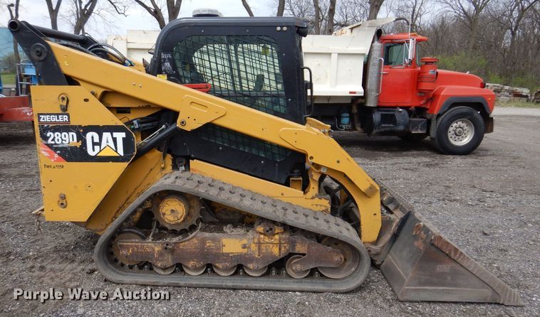 image for item JH9880 2014 Caterpillar 289D  tracked skid steer loader