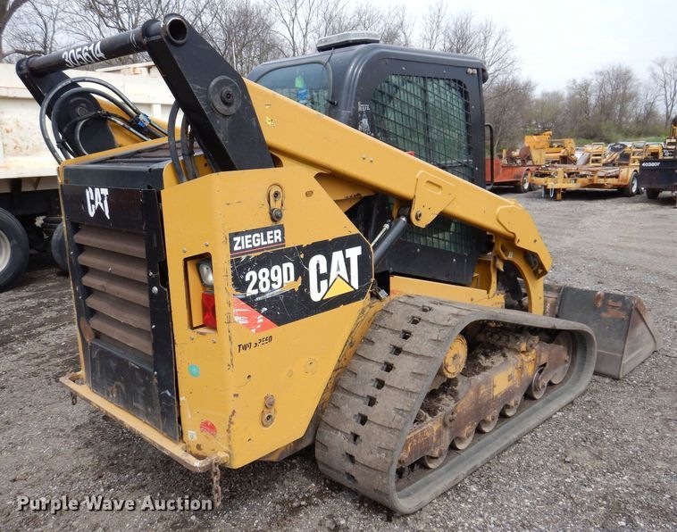 image for item JH9880 2014 Caterpillar 289D  tracked skid steer loader