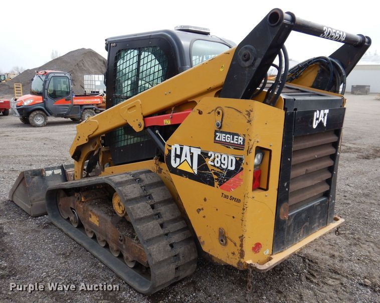 image for item JH9880 2014 Caterpillar 289D  tracked skid steer loader