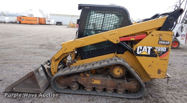 image for item JH9880 2014 Caterpillar 289D  tracked skid steer loader