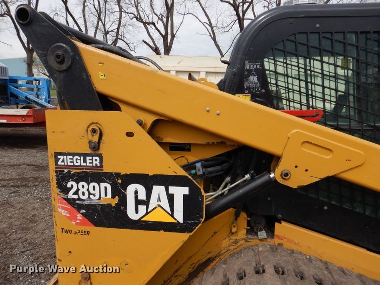image for item JH9880 2014 Caterpillar 289D  tracked skid steer loader