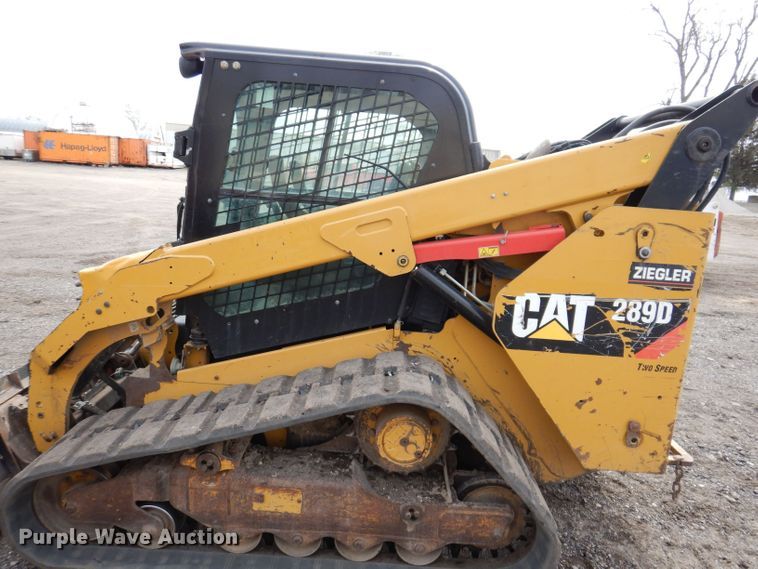 image for item JH9880 2014 Caterpillar 289D  tracked skid steer loader