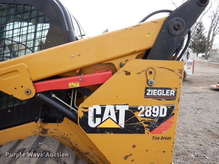 image for item JH9880 2014 Caterpillar 289D  tracked skid steer loader