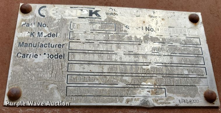 image for item JX9175 NPK GR3040  scrap grapple