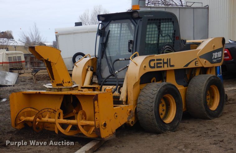 image for item KE9293 2008 Gehl 7810E  skid steer loader