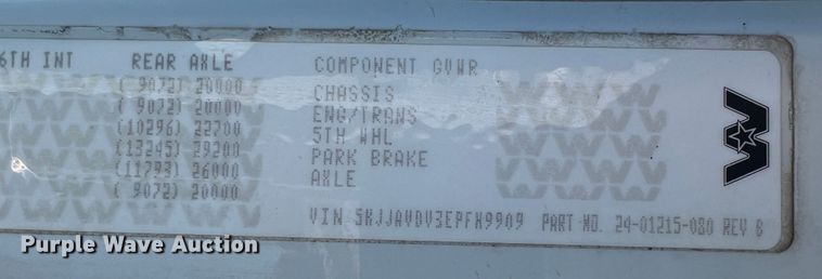 image for item KG9774 2014 Western Star 4700SF  dump truck