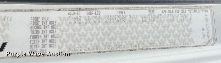 image for item KG9774 2014 Western Star 4700SF  dump truck