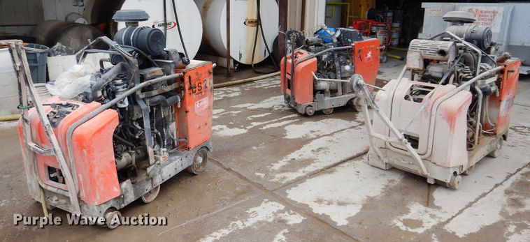 image for item KN9960 (3) Husqvarna concrete saws
