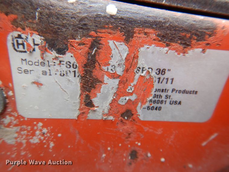 image for item KN9960 (3) Husqvarna concrete saws