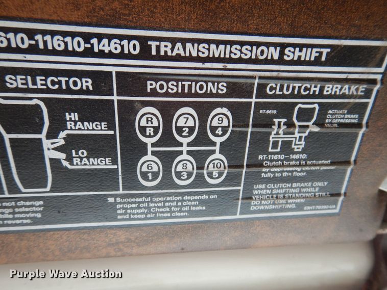 image for item KN9969 1985 Ford LNT8000  crane truck