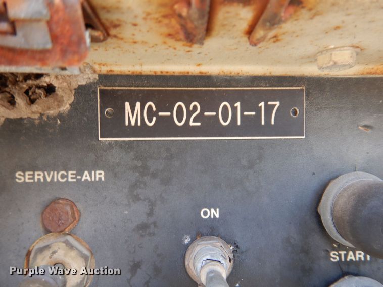 image for item KO9001 1984 Ingersoll Rand 185  air compressor