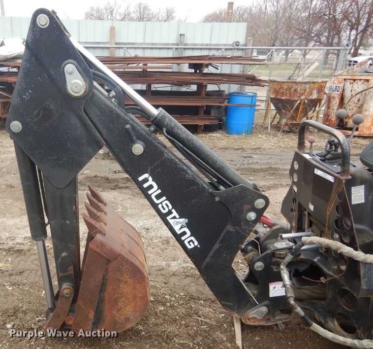 image for item KT9007 Mustang MBH9M  skid steer backhoe