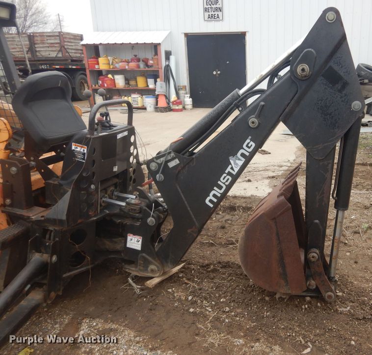 image for item KT9007 Mustang MBH9M  skid steer backhoe