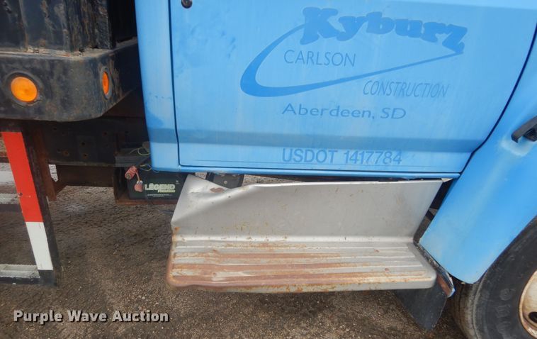 image for item KT9009 1996 Ford F700  dump flatbed truck