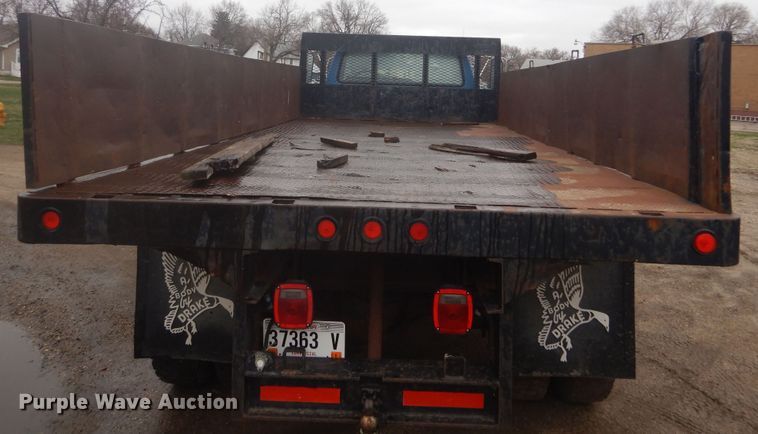 image for item KT9009 1996 Ford F700  dump flatbed truck