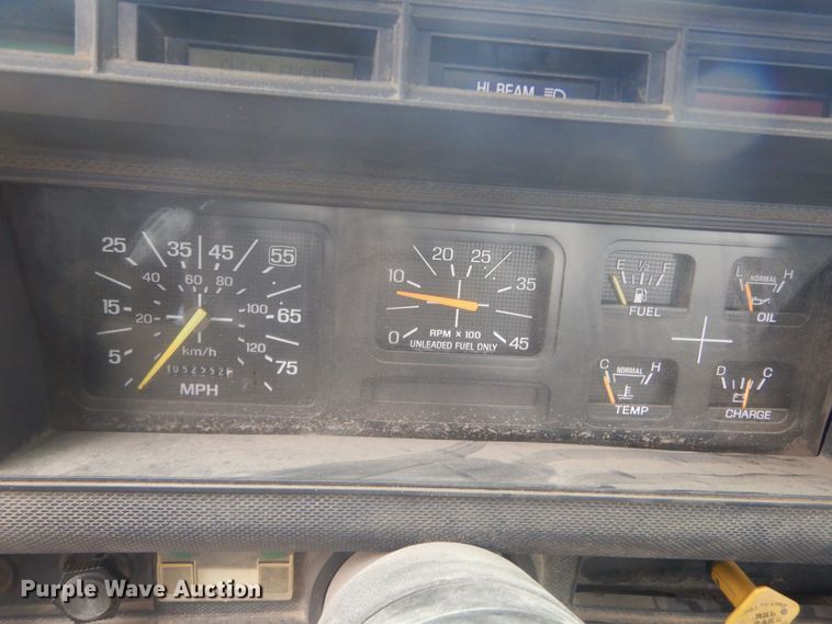 image for item KT9009 1996 Ford F700  dump flatbed truck