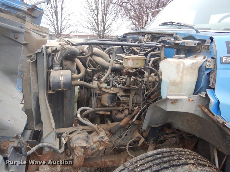 image for item KT9009 1996 Ford F700  dump flatbed truck