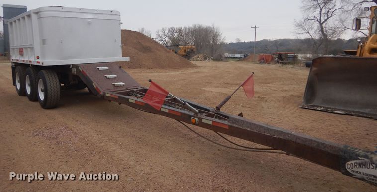 image for item KT9015 1993 Cornhusker  end dump pup trailer