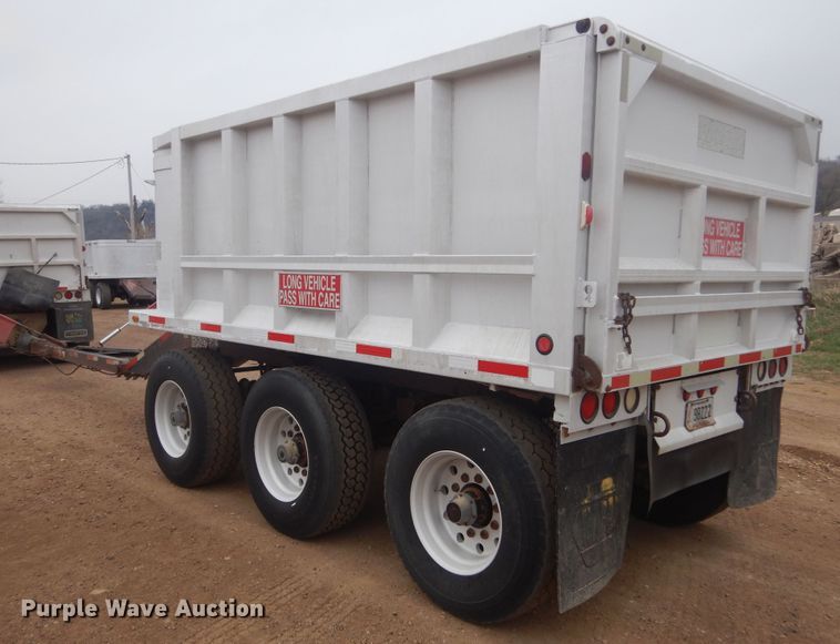 image for item KT9015 1993 Cornhusker  end dump pup trailer