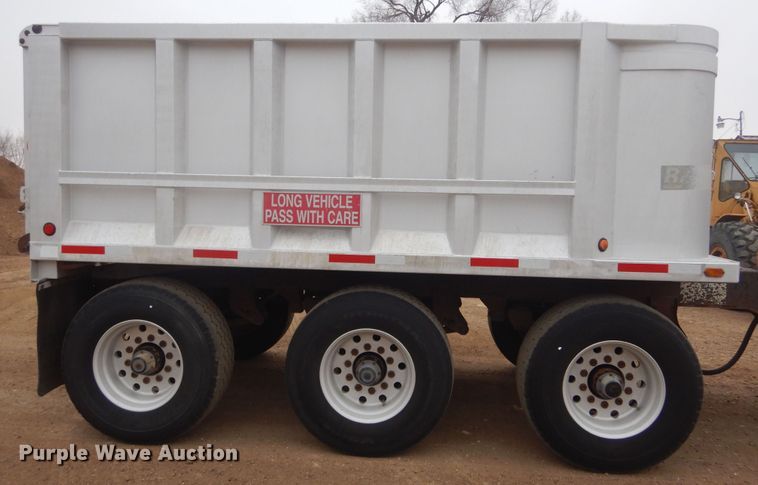 image for item KT9015 1993 Cornhusker  end dump pup trailer