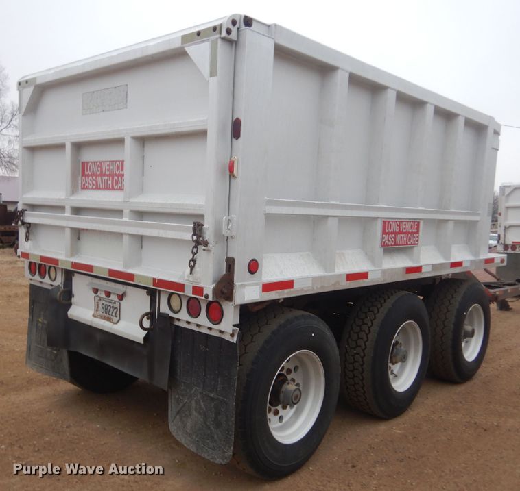 image for item KT9015 1993 Cornhusker  end dump pup trailer