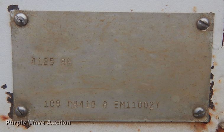 image for item KT9016 1984 Clement  bottom dump trailer