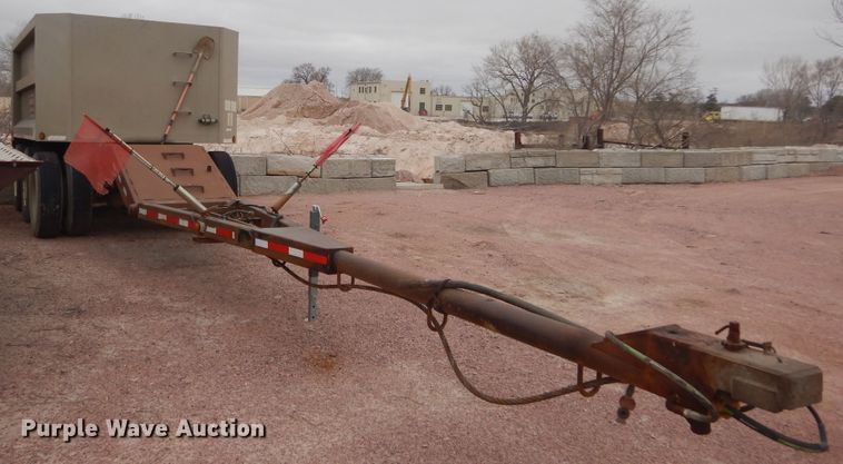 image for item KT9077 1995 Cornhusker 800R  end dump pup trailer