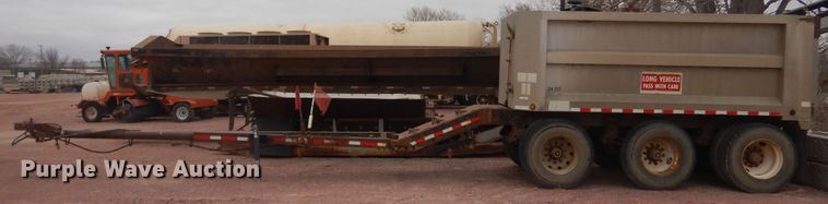 image for item KT9077 1995 Cornhusker 800R  end dump pup trailer