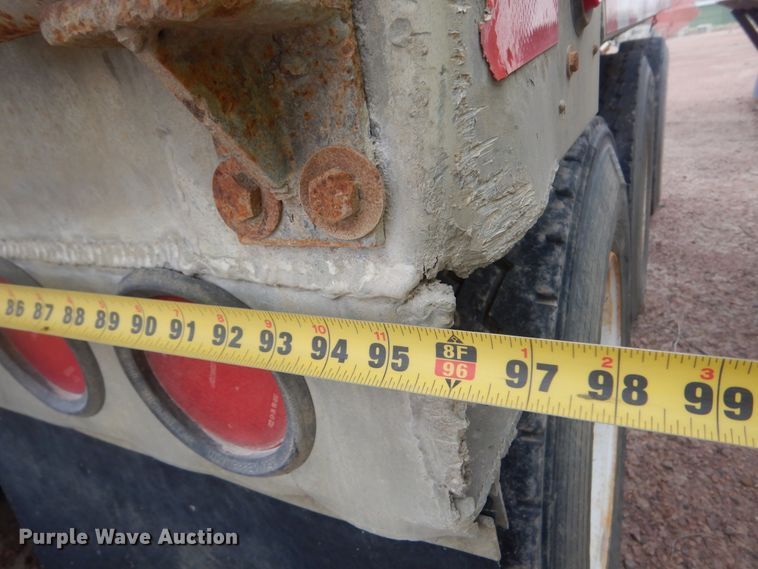 image for item KT9077 1995 Cornhusker 800R  end dump pup trailer