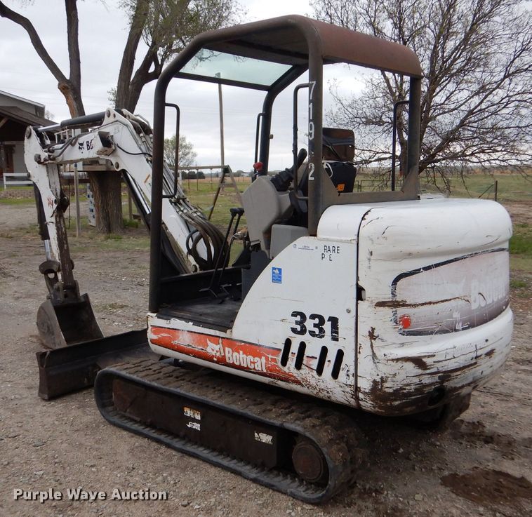 image for item LS9134 2006 Bobcat 331G  mini excavator
