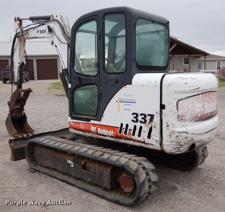 image for item LS9135 2007 Bobcat 337G  mini excavator