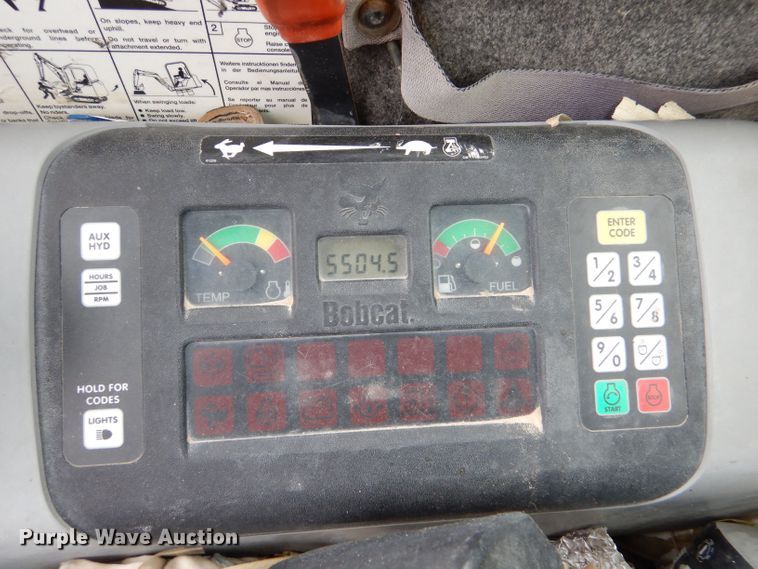 image for item LS9135 2007 Bobcat 337G  mini excavator