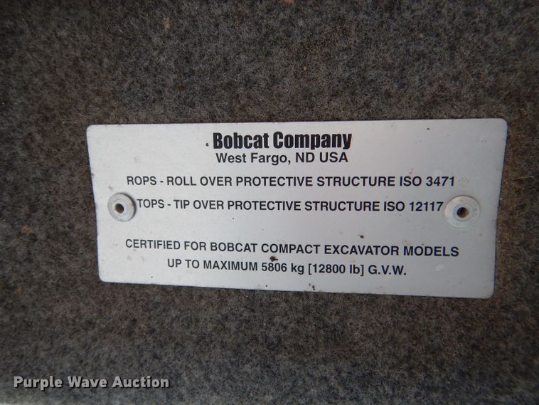 image for item LS9135 2007 Bobcat 337G  mini excavator