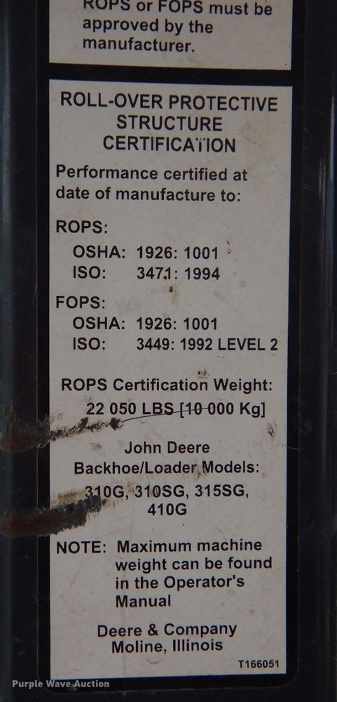 image for item LS9138 2006 John Deere 310SG  backhoe