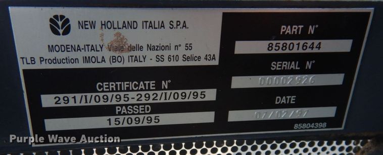 image for item MF9564 New Holland 555E  backhoe