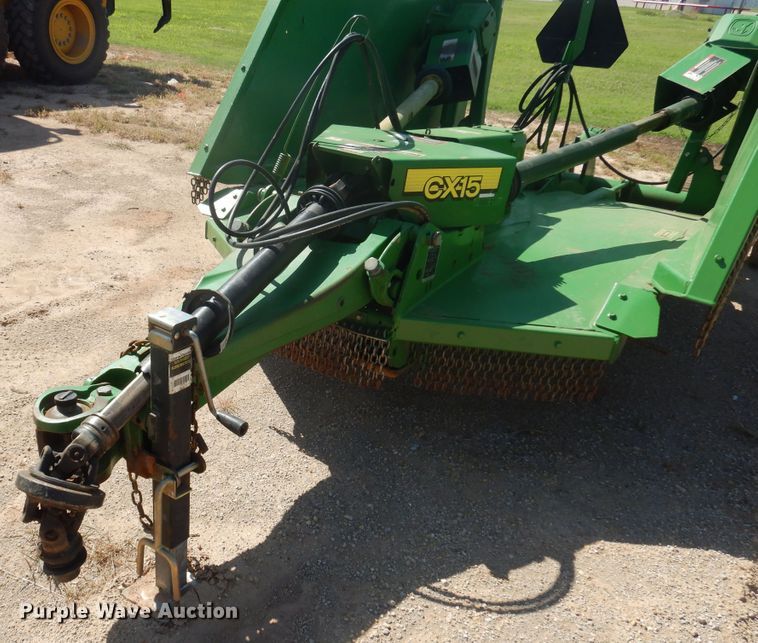 image for item DK0909 2015 John Deere CX15  batwing rotary mower