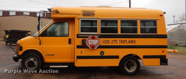 image for item DM5434 1998 GMC Savana G3500  school bus