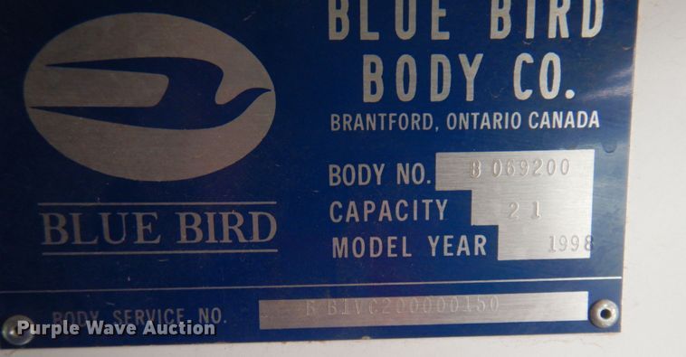 image for item DM5435 1997 Chevrolet Express G3500  school bus