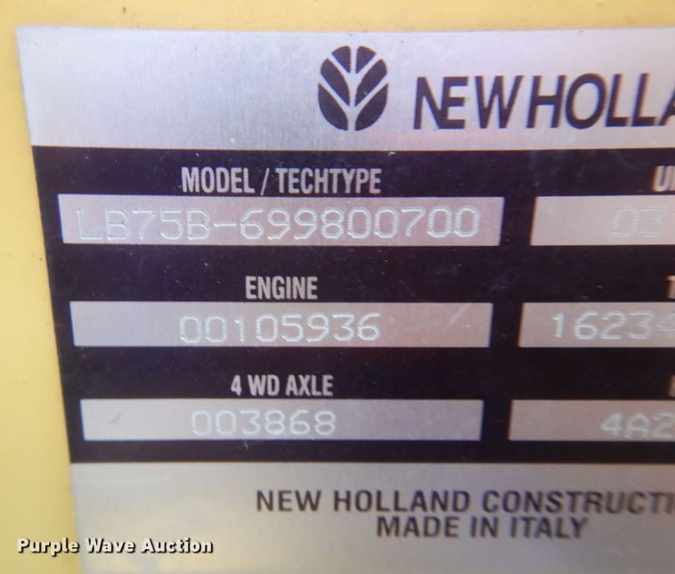 image for item DM5442 2004 New Holland LB75B  backhoe