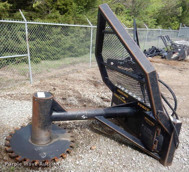 image for item DM6165 Ground Force HR970  Ground Force HR970 skid steer tree saw