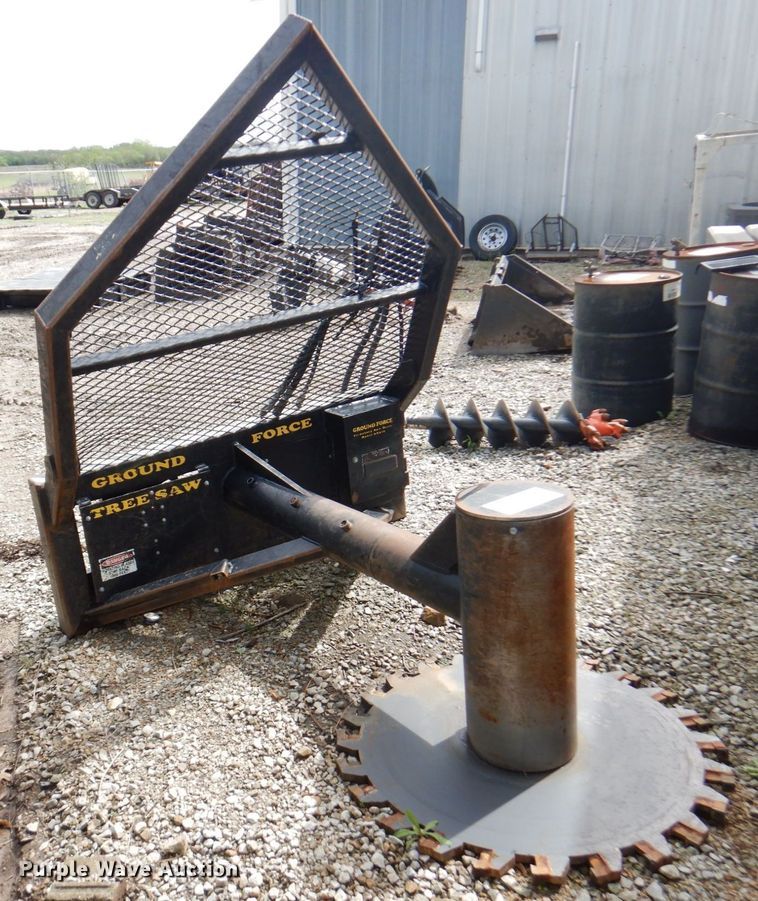 image for item DM6165 Ground Force HR970  Ground Force HR970 skid steer tree saw