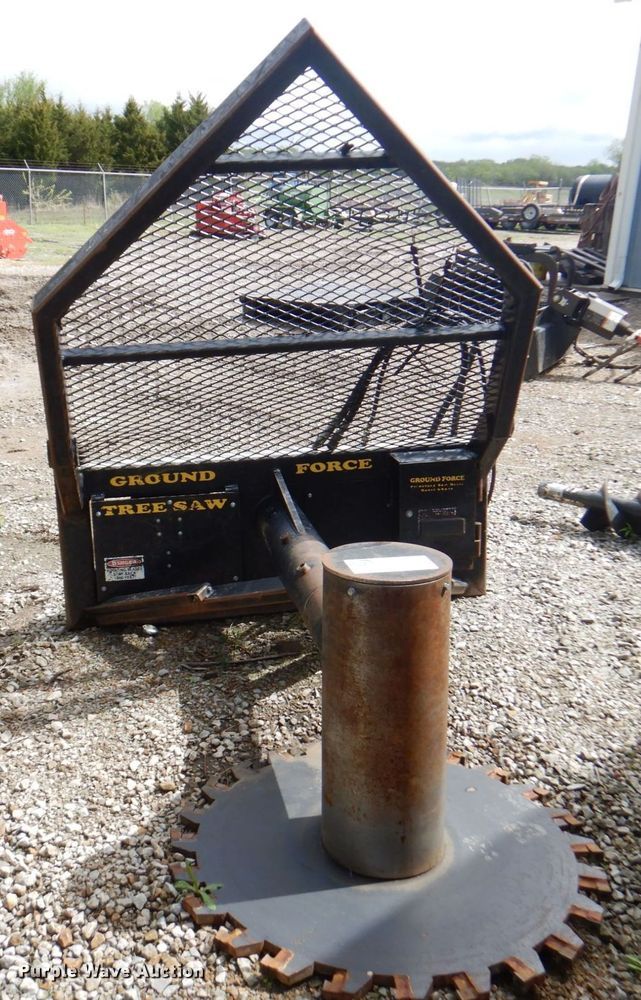 image for item DM6165 Ground Force HR970  Ground Force HR970 skid steer tree saw