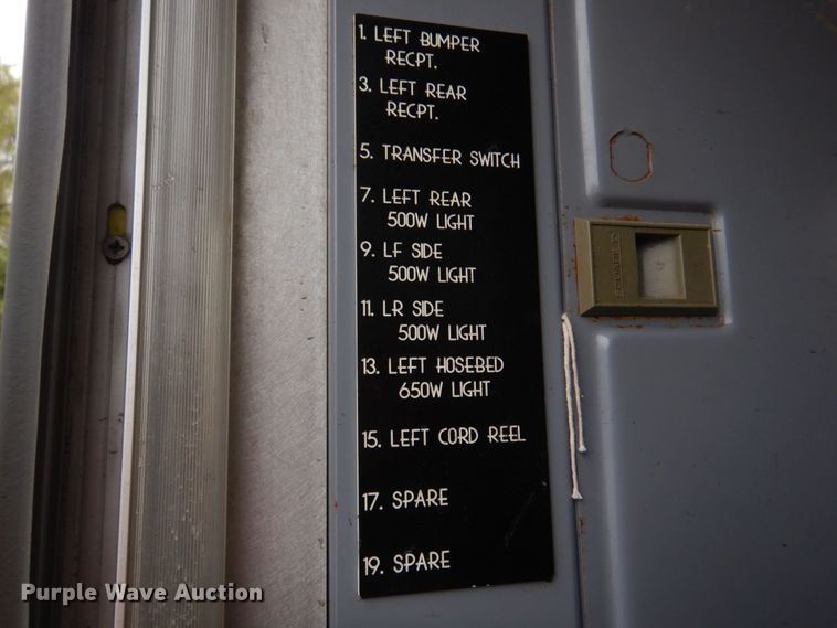 image for item DM7322 2003 Spartan VA41M-2142  pumper fire truck