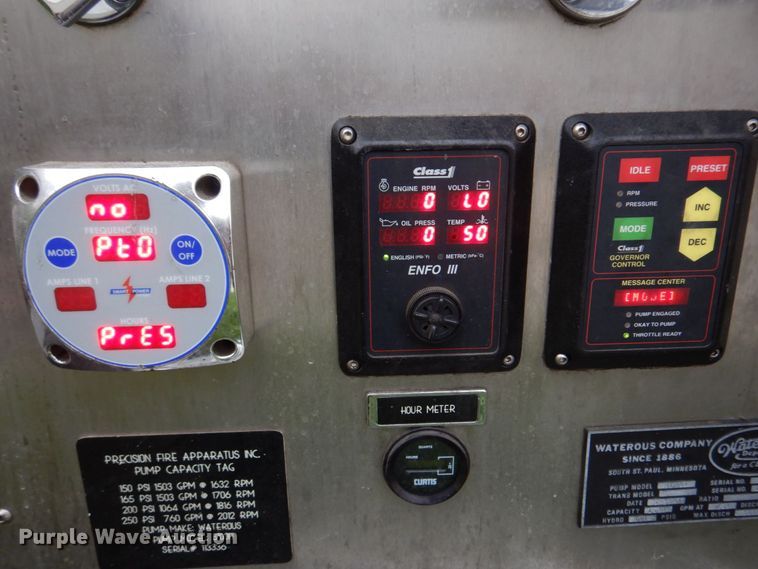 image for item DM7322 2003 Spartan VA41M-2142  pumper fire truck