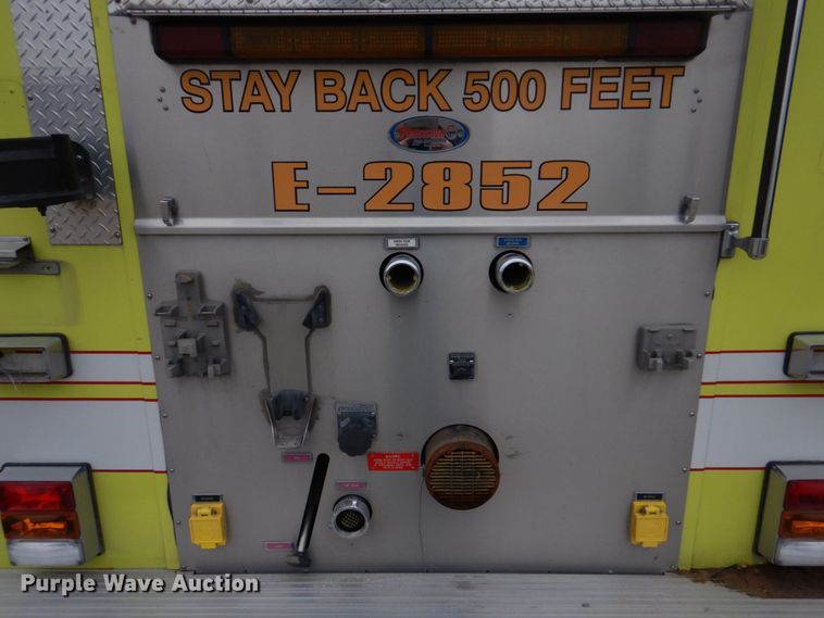 image for item DM7322 2003 Spartan VA41M-2142  pumper fire truck