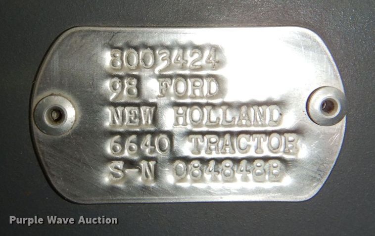 image for item DN7386 New Holland 6640  tractor